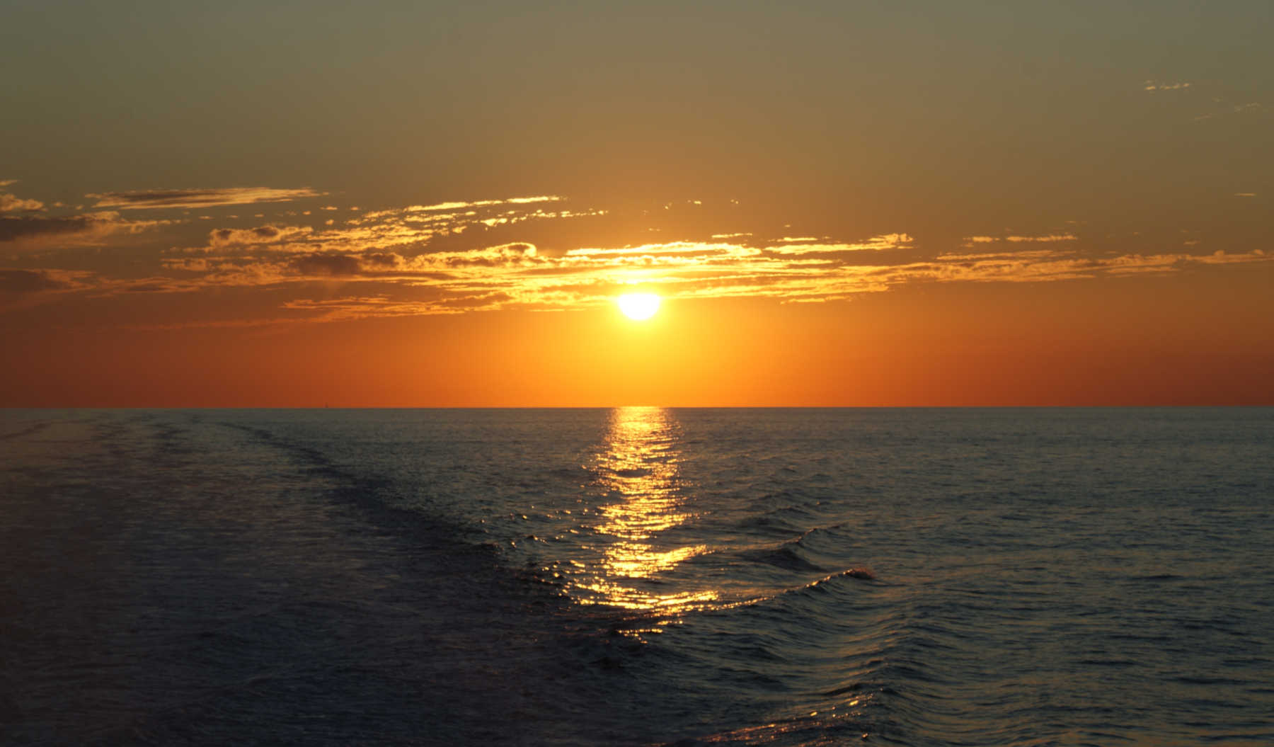 Sunset over the Adriatic Sea